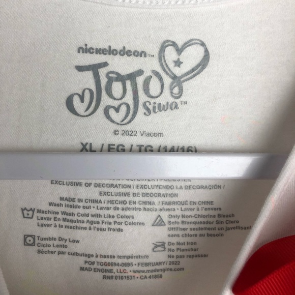 Girls' JoJo Siwa Americana Tutu Dress - Red/White/Blue XL 2022 - Picture 8 of 11